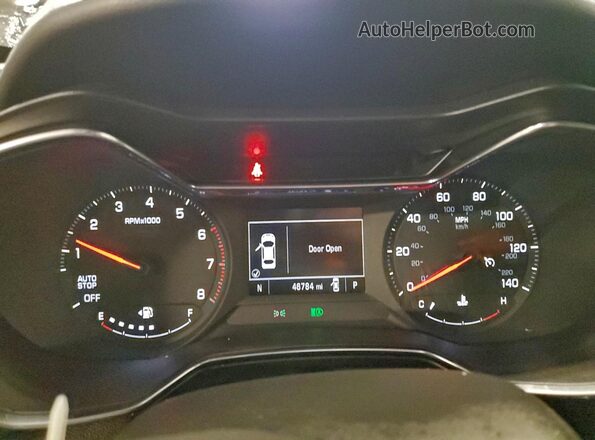 KL79MPSL4NB031918 2022 CHEVROLET TRAILBLAZER Оранжевый Вид щитка приборов