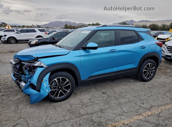 KL79MPSL8TB023009 2026 CHEVROLET TRAILBLAZER Бирюзовый Передняя левая четверть