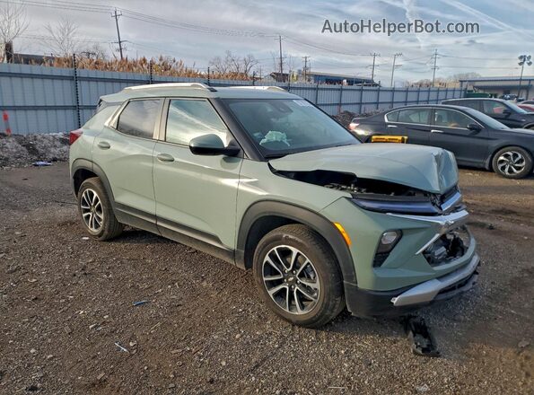 KL79MPSPXSB140365 2025 CHEVROLET TRAILBLAZER Green Przód prawy