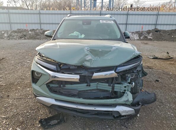 KL79MPSPXSB140365 2025 CHEVROLET TRAILBLAZER Green Widok z przodu