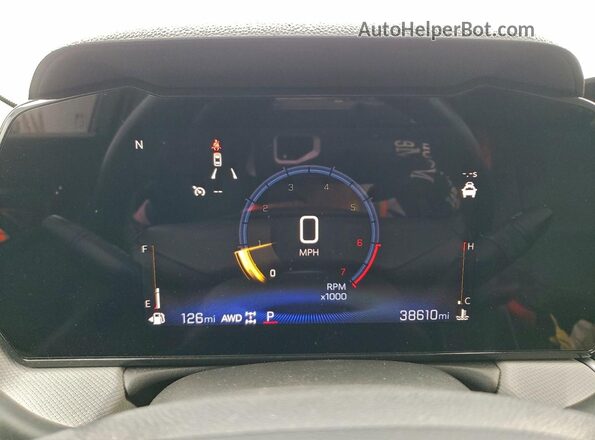 KL79MRSL0RB089591 2024 CHEVROLET TRAILBLAZER Белый Вид щитка приборов