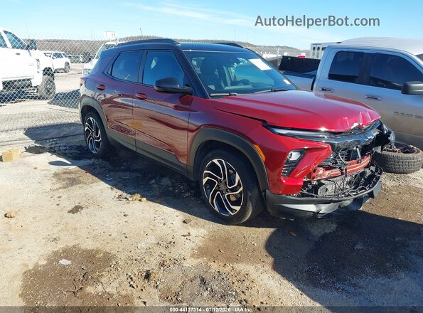 KL79MTSL2RB151571 2024 CHEVROLET TRAILBLAZER Красный Передняя правая четверть