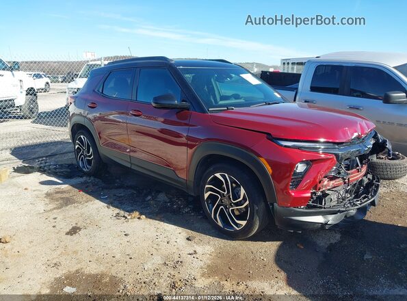 KL79MTSL2RB151571 2024 CHEVROLET TRAILBLAZER Красный Панорамный вид салона 360°