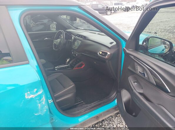 KL79MTSL3NB021163 2022 CHEVROLET TRAILBLAZER Light Blue Вид салона спереди
