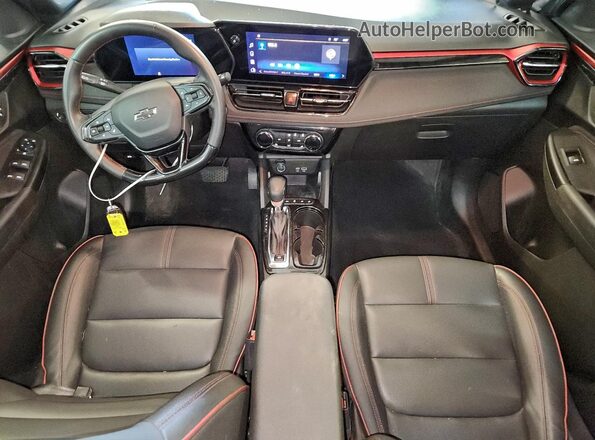 KL79MTSL7RB094753 2024 CHEVROLET TRAILBLAZER Green Вид панелі приладів