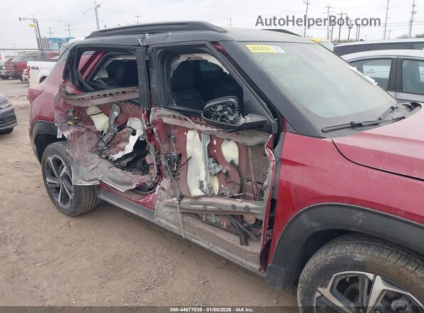 KL79MTSL9MB016984 2021 CHEVROLET TRAILBLAZER Red Widok wnętrza 360 stopni