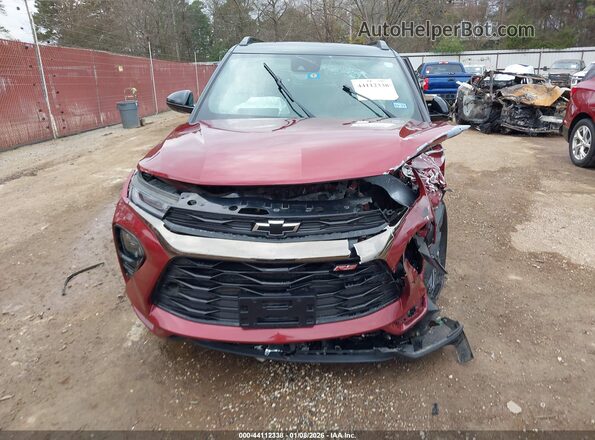 KL79MTSLXNB046190 2022 CHEVROLET TRAILBLAZER Красный Вид щитка приборов
