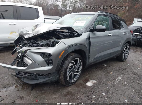 KL79MUSL0RB157827 2024 CHEVROLET TRAILBLAZER Серый Передняя левая четверть