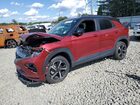 2022 Chevrolet Trailblazer Rs Burgundy vin: KL79MUSL1NB059058