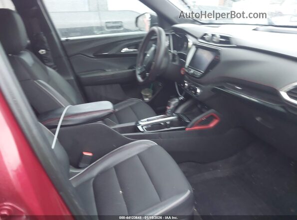 KL79MUSL5MB060163 2021 CHEVROLET TRAILBLAZER Red Widok wnętrza z przodu