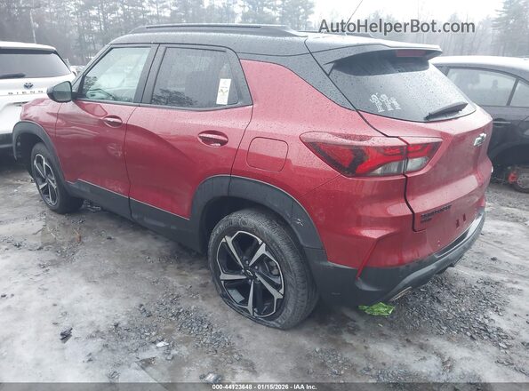 KL79MUSL5MB060163 2021 CHEVROLET TRAILBLAZER Red Tył lewy