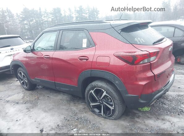 KL79MUSL5MB060163 2021 CHEVROLET TRAILBLAZER Red Widok wnętrza 360 stopni