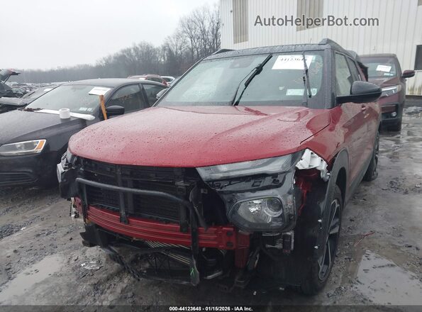 KL79MUSL5MB060163 2021 CHEVROLET TRAILBLAZER Red Widok zestawu wskaźników