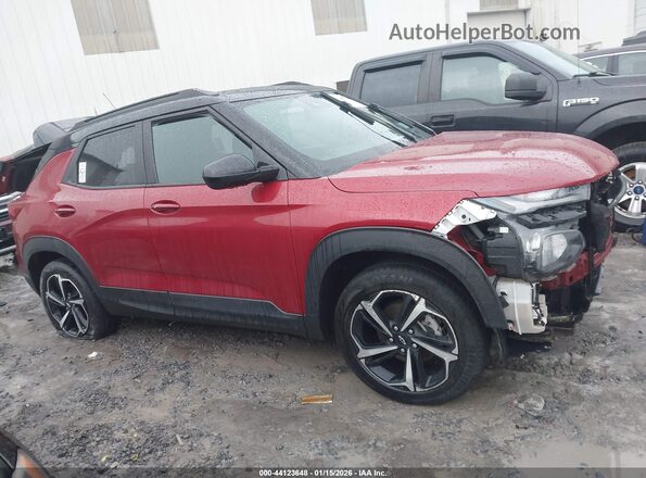 KL79MUSL5MB060163 2021 CHEVROLET TRAILBLAZER Red Widok wnętrza z tyłu