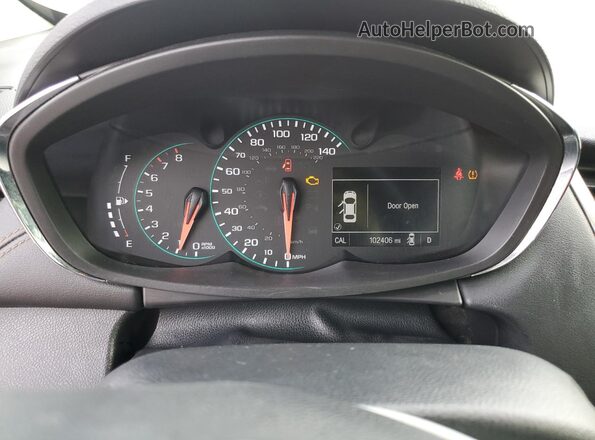 KL7CJKSB2HB101381 2017 CHEVROLET TRAX Белый Вид щитка приборов