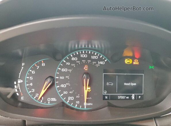 KL7CJLSB2MB308479 2021 CHEVROLET TRAX White Вид щитка приладів