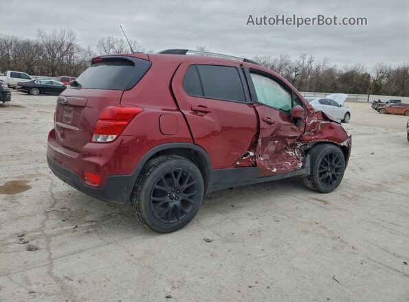 KL7CJLSB6MB335572 2021 CHEVROLET TRAX Burgundy უკანა მარჯვენა