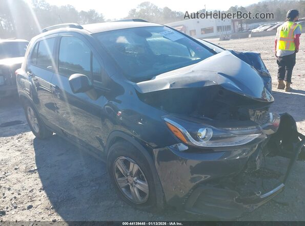 KL7CJLSB8MB347674 2021 CHEVROLET TRAX Серый Передняя правая четверть