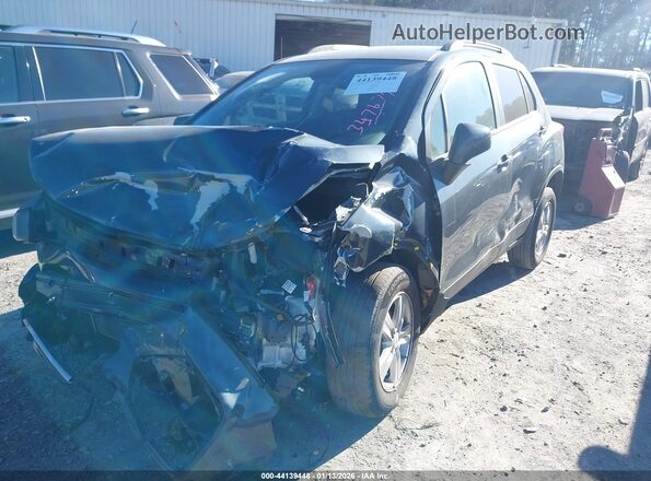 KL7CJLSB8MB347674 2021 CHEVROLET TRAX Серый Передняя левая четверть