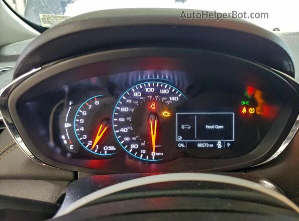 KL7CJLSB8MB348811 2021 CHEVROLET TRAX Черный Вид щитка приборов
