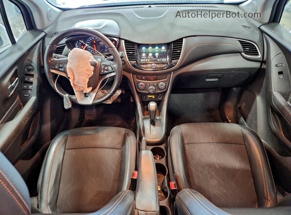 KL7CJPSB1KB854114 2019 CHEVROLET TRAX White Widok deski rozdzielczej