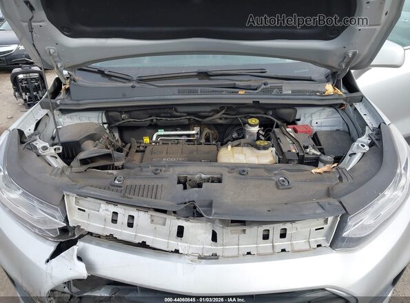 KL7CJPSB8KB887689 2019 CHEVROLET TRAX Серебряный Вид сзади