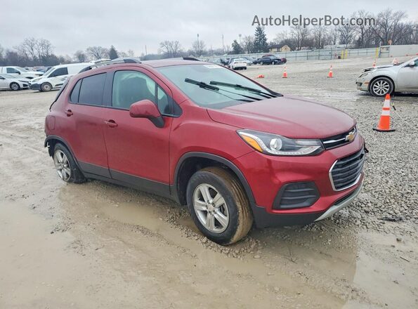 KL7CJPSM3NB558369 2022 CHEVROLET TRAX Красный Передняя правая четверть
