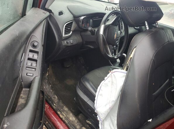 KL7CJPSM3NB558369 2022 CHEVROLET TRAX Красный Вид панели приборов