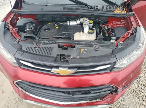 KL7CJPSM3NB558369 2022 CHEVROLET TRAX Красный Вид подкапотного пространства