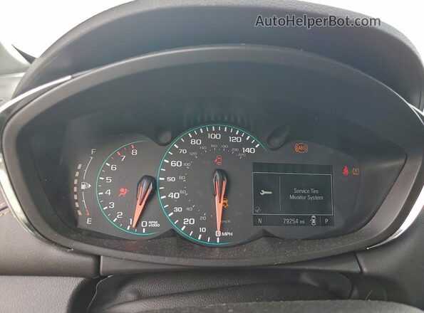 KL7CJPSM9NB501271 2022 CHEVROLET TRAX Белый Вид щитка приборов