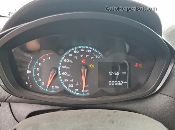 KL8CA6SA5MC700693 2021 CHEVROLET SPARK Белый Вид щитка приборов