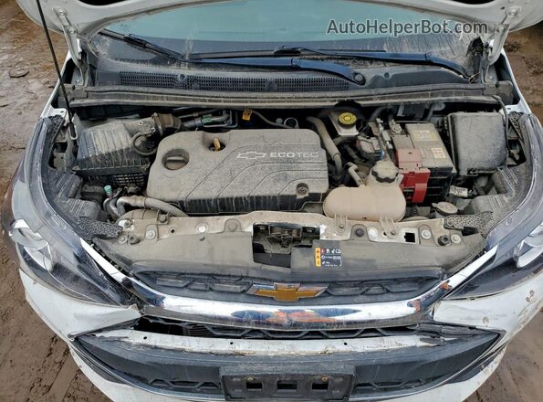 KL8CA6SA5MC700693 2021 CHEVROLET SPARK Белый Вид задней части салона