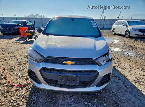 KL8CB6SA6GC576645 2016 CHEVROLET SPARK Silver Widok z przodu