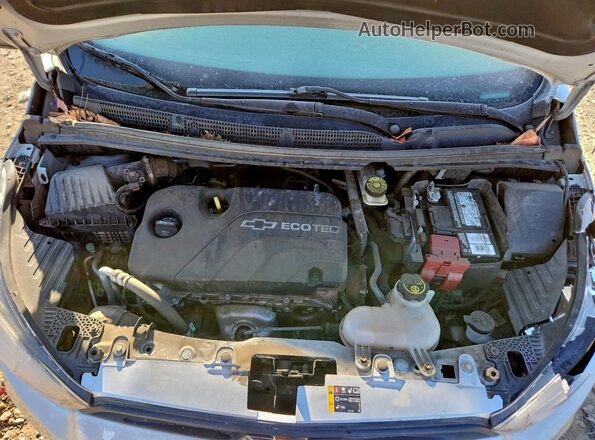 KL8CB6SA6GC576645 2016 CHEVROLET SPARK Silver Widok wnętrza z tyłu