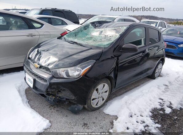 KL8CB6SA7JC480806 2018 CHEVROLET SPARK Черный Передняя левая четверть
