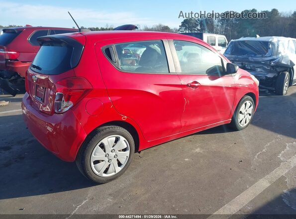KL8CB6SA8HC830308 2017 CHEVROLET SPARK Красный Задняя правая четверть
