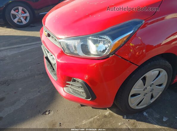 KL8CB6SA8HC830308 2017 CHEVROLET SPARK Красный Вид задней части салона