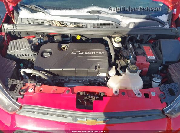 KL8CB6SA8HC830308 2017 CHEVROLET SPARK Красный Вид сзади