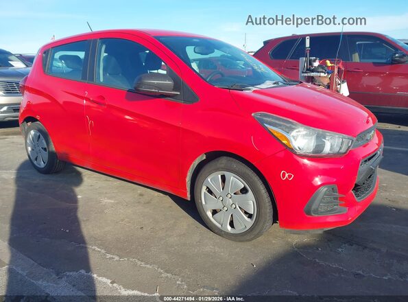 KL8CB6SA8HC830308 2017 CHEVROLET SPARK Красный Передняя правая четверть