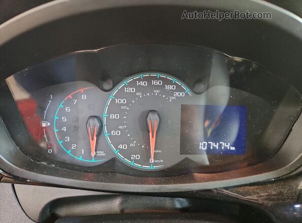 KL8CD6SA4JC483074 2018 CHEVROLET SPARK Красный Вид щитка приборов