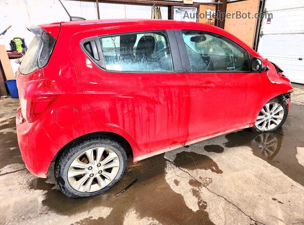 KL8CD6SA4JC483074 2018 CHEVROLET SPARK Красный Задняя правая четверть