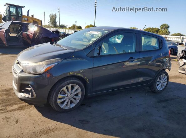KL8CD6SA6JC451713 2018 CHEVROLET SPARK Gray Przód lewy