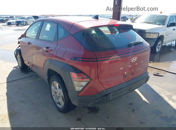 KM8HACAB5RU147143 2024 HYUNDAI KONA Красный Задняя левая четверть