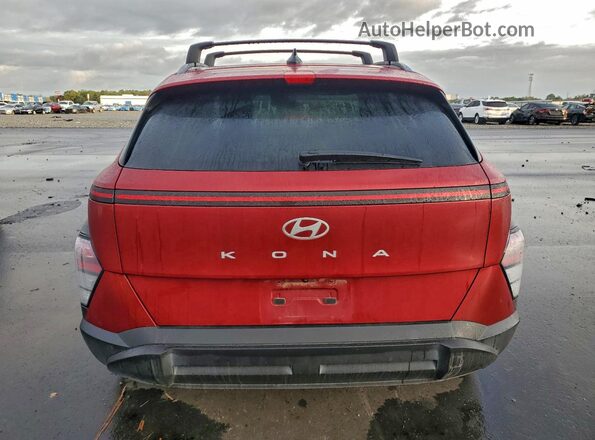 KM8HC3AB2RU092189 2024 HYUNDAI KONA Maroon Widok z tyłu