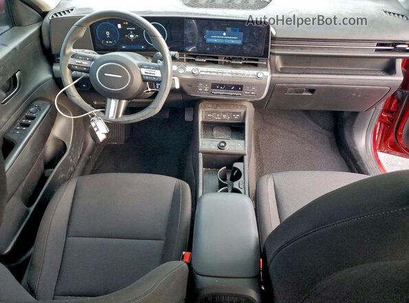 KM8HC3AB2RU092189 2024 HYUNDAI KONA Maroon Widok deski rozdzielczej
