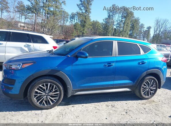 KM8J33AL4MU306487 2021 HYUNDAI TUCSON Blue 360 interior view