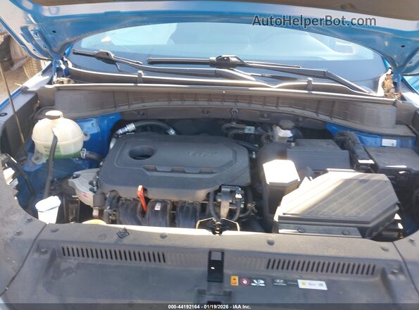 KM8J33AL4MU306487 2021 HYUNDAI TUCSON Blue Rear view