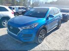 2021 Hyundai Tucson Sel Blue vin: KM8J33AL4MU306487