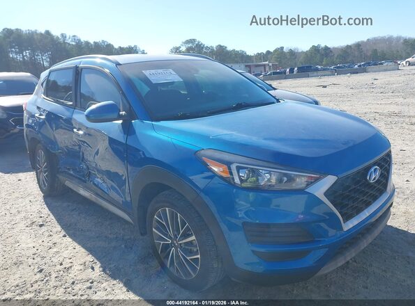 KM8J33AL4MU306487 2021 HYUNDAI TUCSON Blue Front right