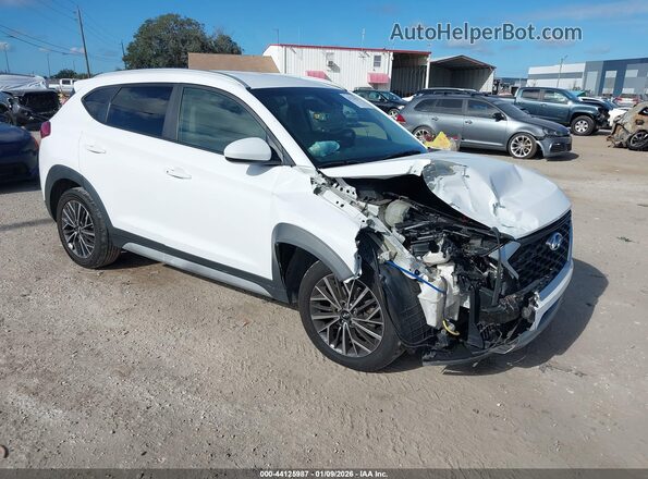 KM8J33AL5MU320270 2021 HYUNDAI TUCSON Белый Передняя правая четверть